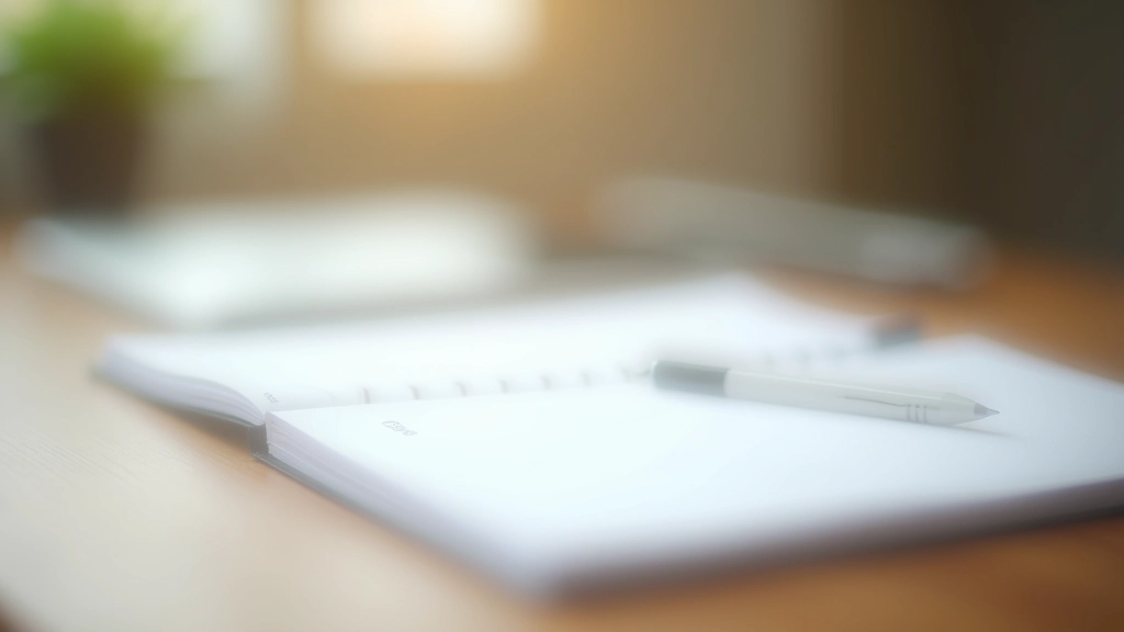 Desk with calendar, planner, and pen showing organized workspace layout