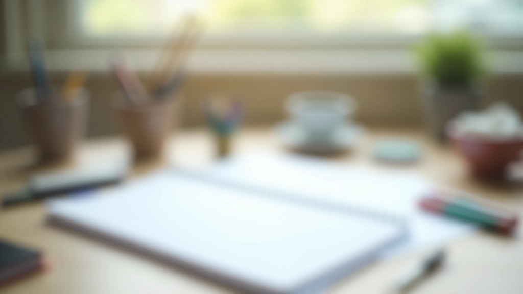Organized desk setup with weekly planner, color-coded markers, and structured time blocks visible