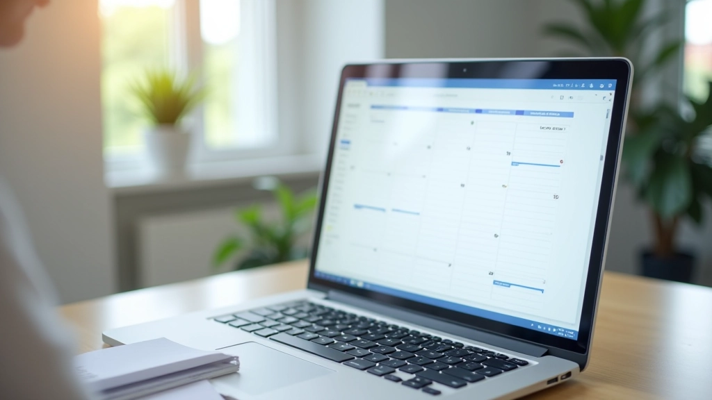 Planner or calendar showing time blocks and task scheduling with color-coded priority sections